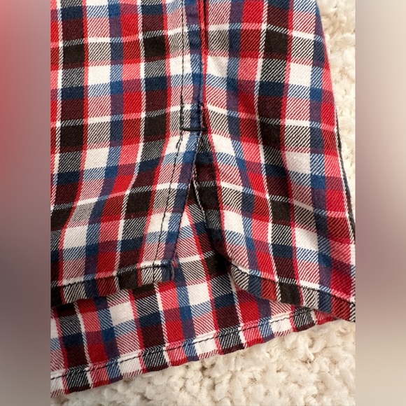 VTG Polo Jeans Co Ralph Lauren Red Plaid Button Up Shirt 100% Cotton  L - Picture 9 of 11